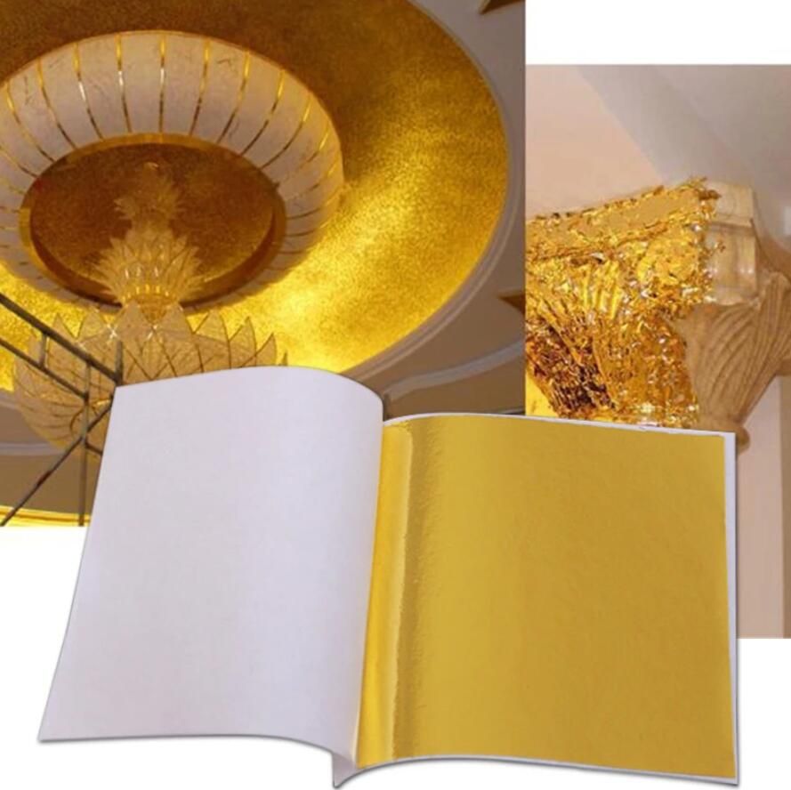 GoldCrafts Imitation Leaf Foil Paper For Gilding Furniture, Walls, Crafts,  DIY Nail Art Shiny Metallic Finish From Prettyrose, $2.9